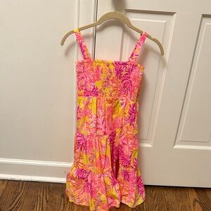 Vibrant Pink and Yellow Sundress